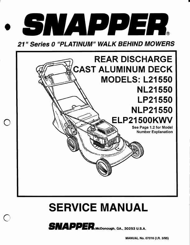 Snapper Lawn Mower NL21550-page_pdf